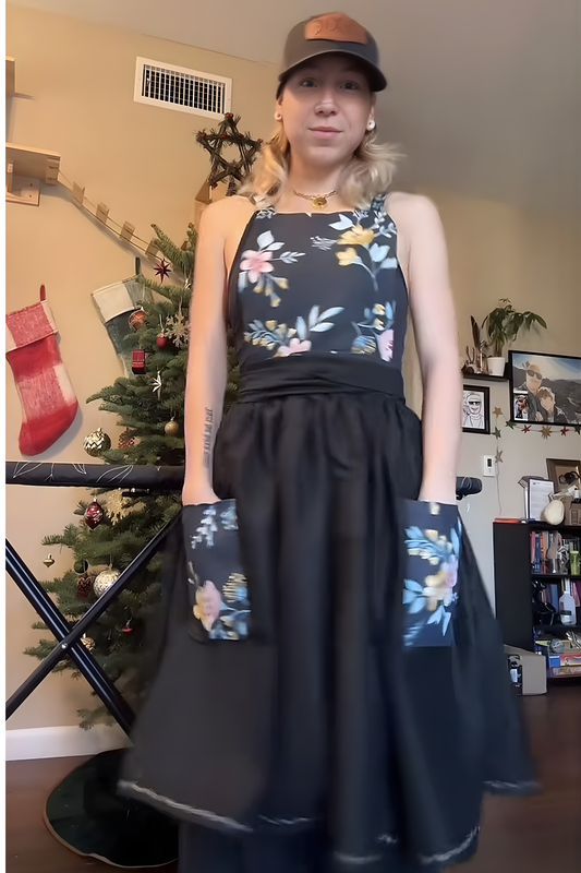 Handmade Floral Apron