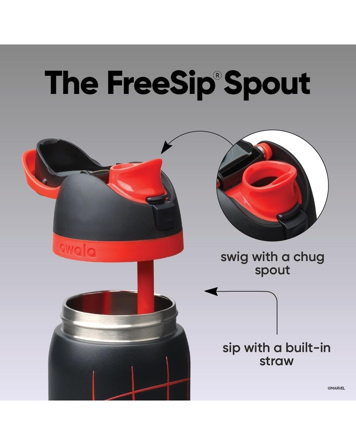 Spidey Night Watch 32 Oz FreeSip