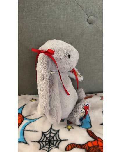 SpiderMan Custom Bunny Plush