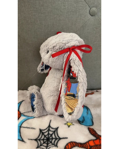 SpiderMan Custom Bunny Plush